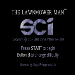 Lawnmower Man, The (U) Title Screen